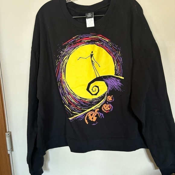 Disney the nightmare for Christmas ladies 2X crewneck sweater - Picture 1 of 8